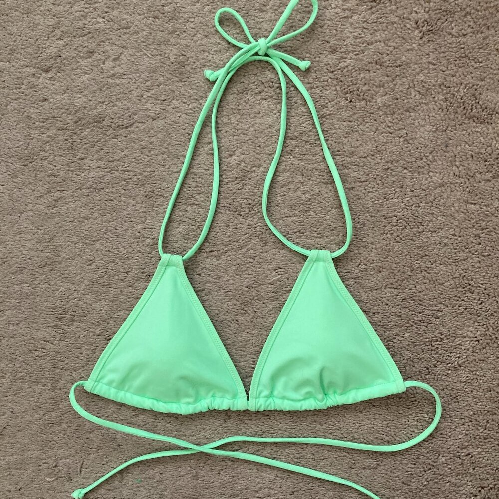 Victoria's Secret light green bikini top size small